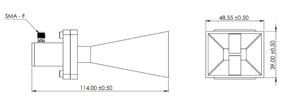 BROADBAND HORN ANTENNA